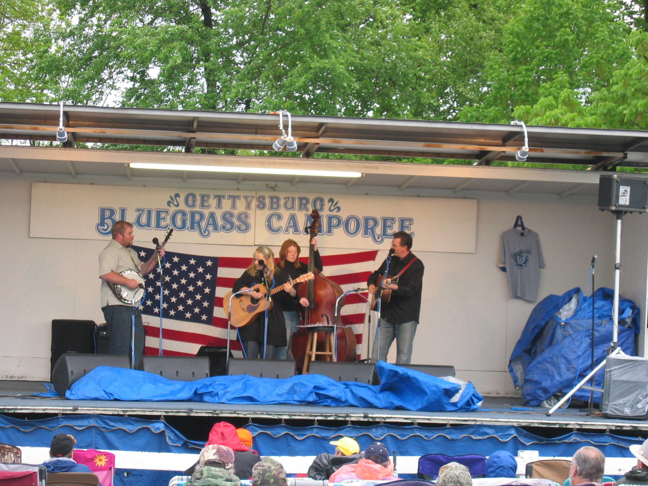 Donna Hughes at the Gettysburg Bluegrass Festival, 2008