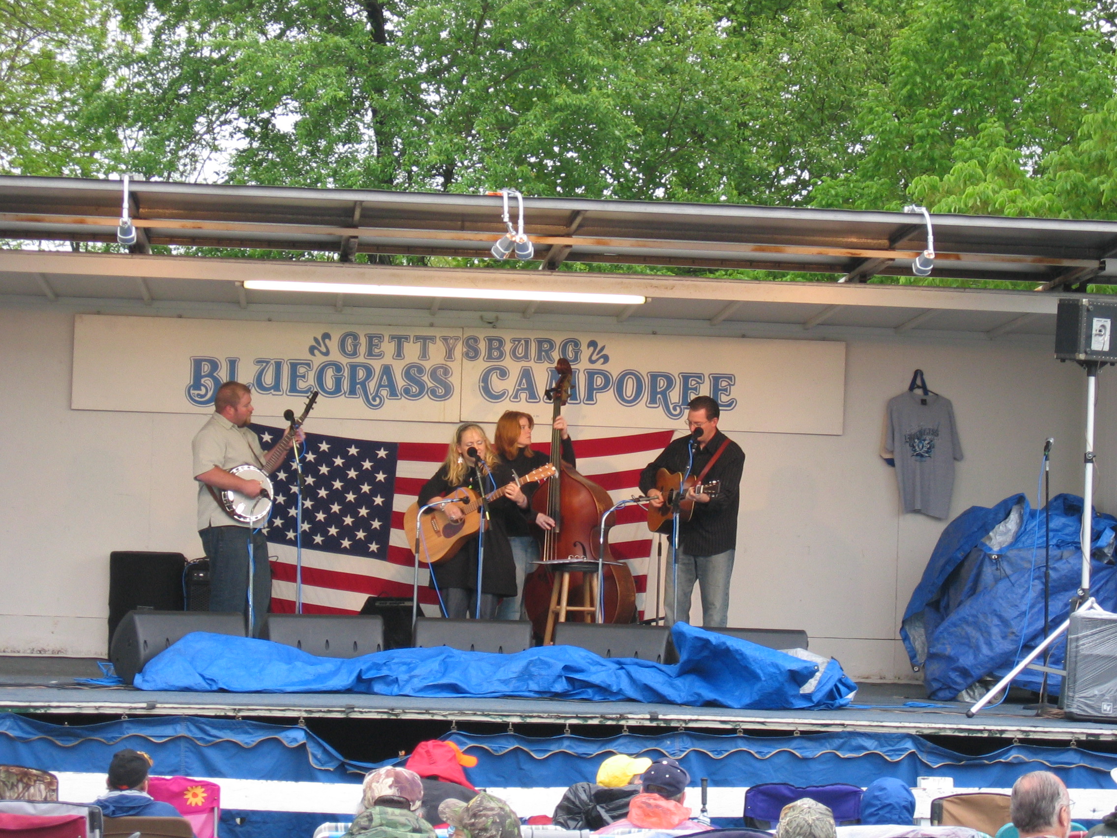 Donna Hughes at the Gettysburg Bluegrass Festival, 2008