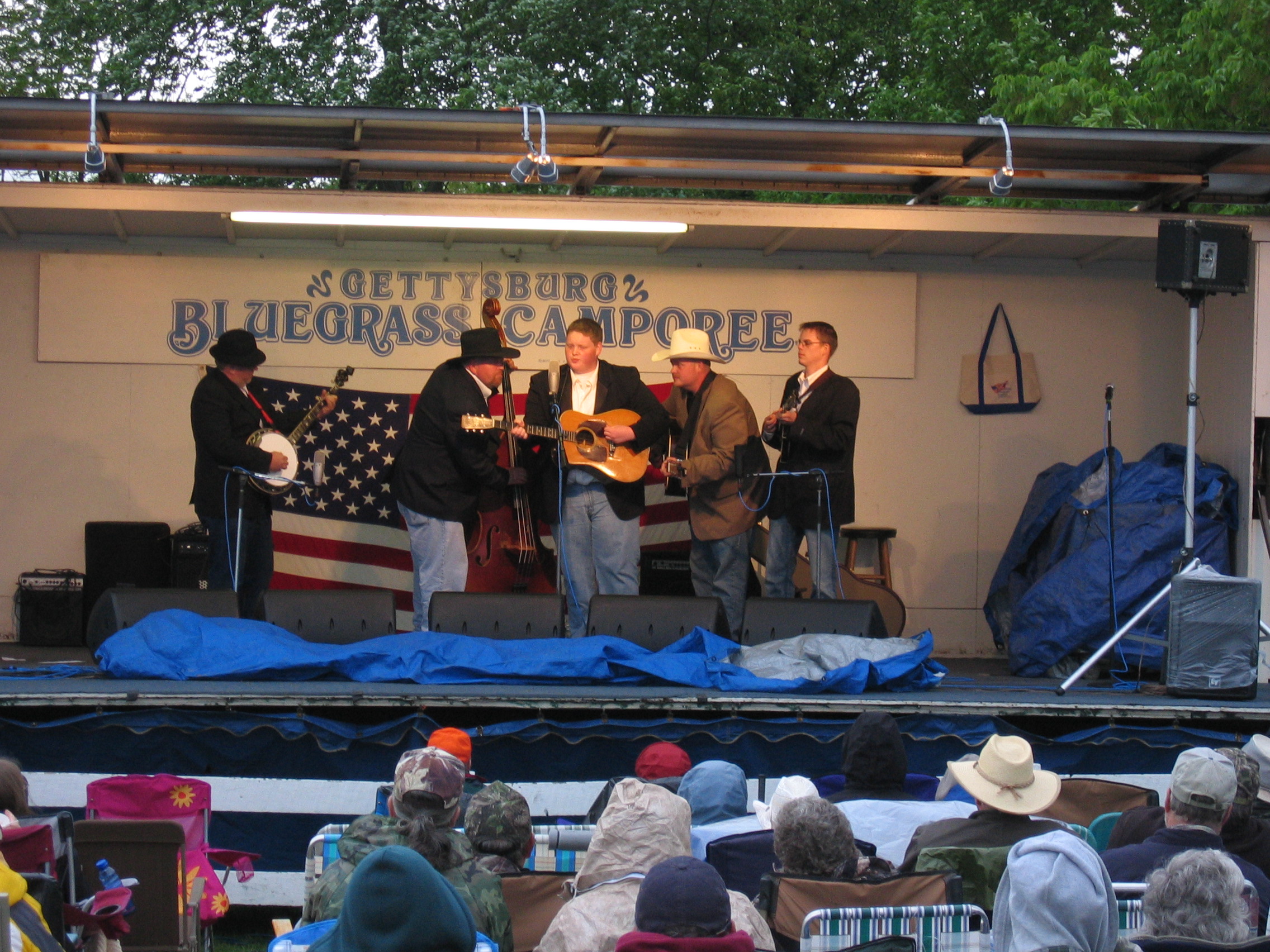 The Bluegrass Brothers at the Gettysburg Bluegrass Festival, 2008