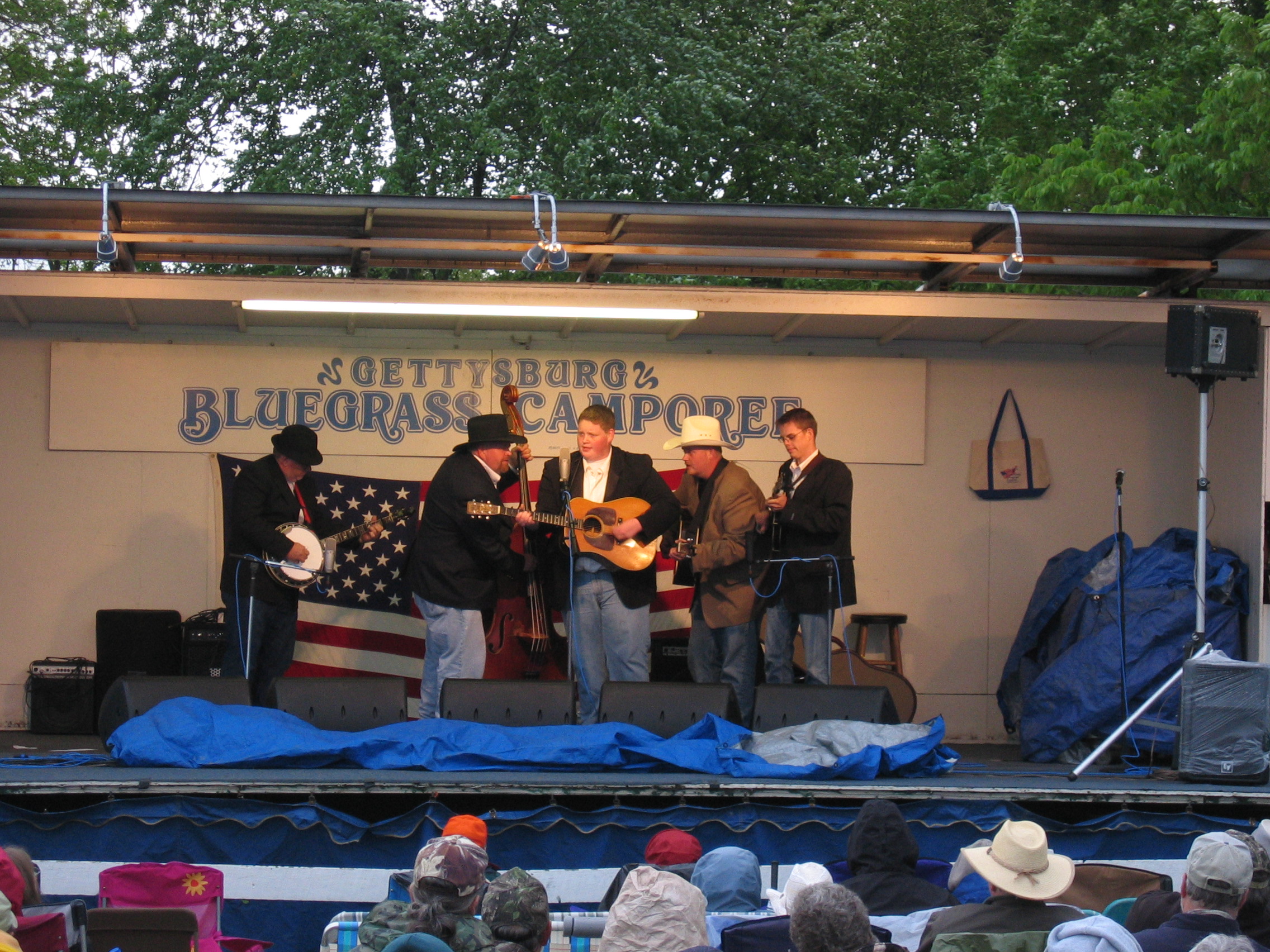 The Bluegrass Brothers at the Gettysburg Bluegrass Festival, 2008