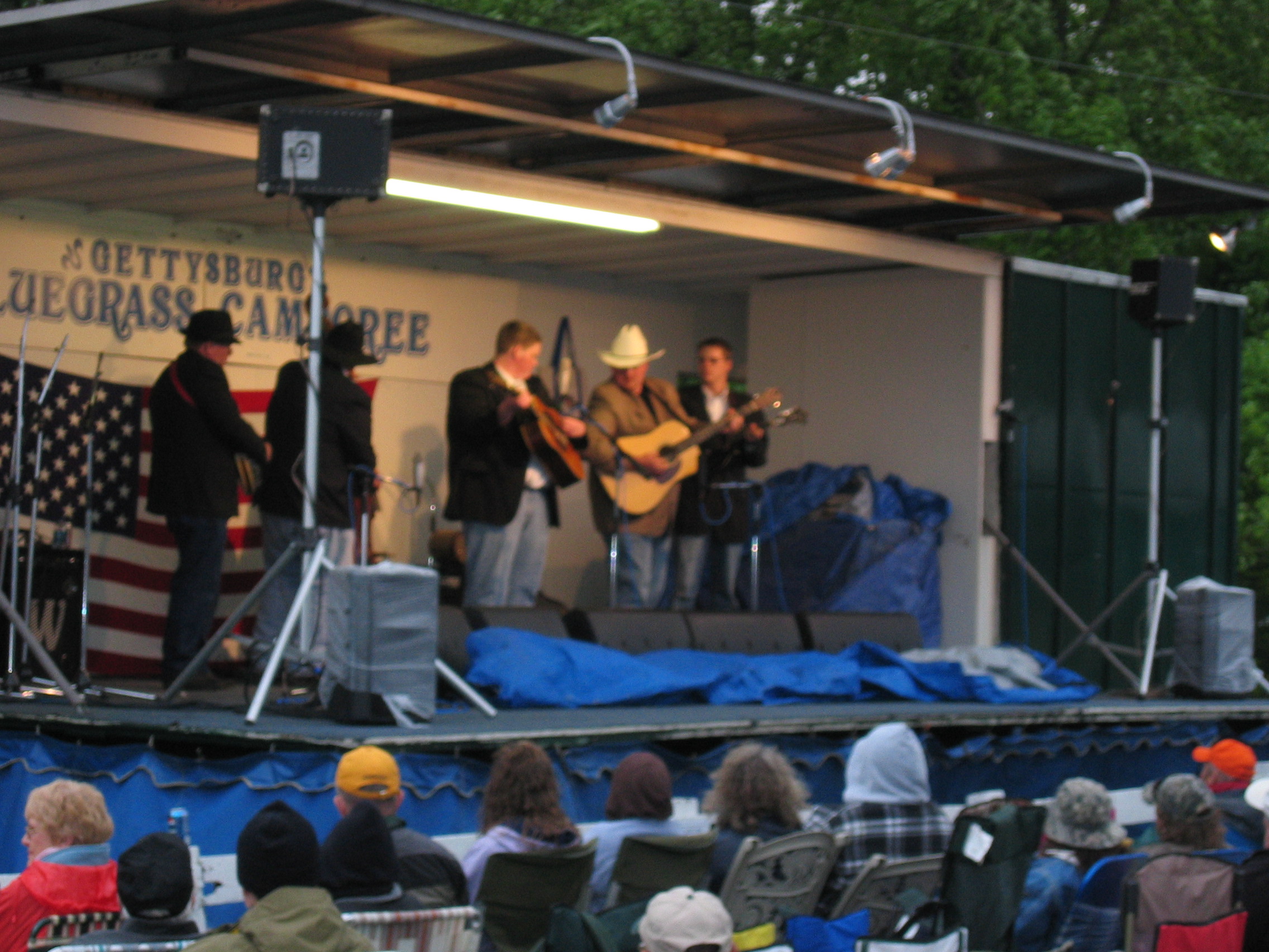 The Bluegrass Brothers at the Gettysburg Bluegrass Festival, 2008