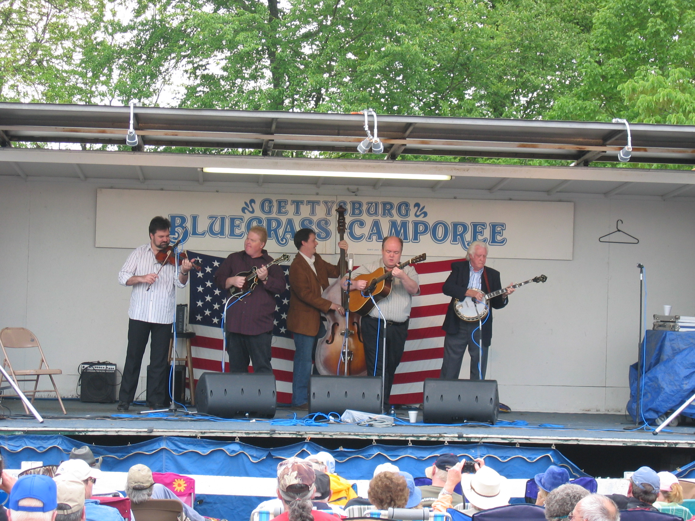 J D Crowe and the New South at the Gettysburg Bluegrass Festival, 2008