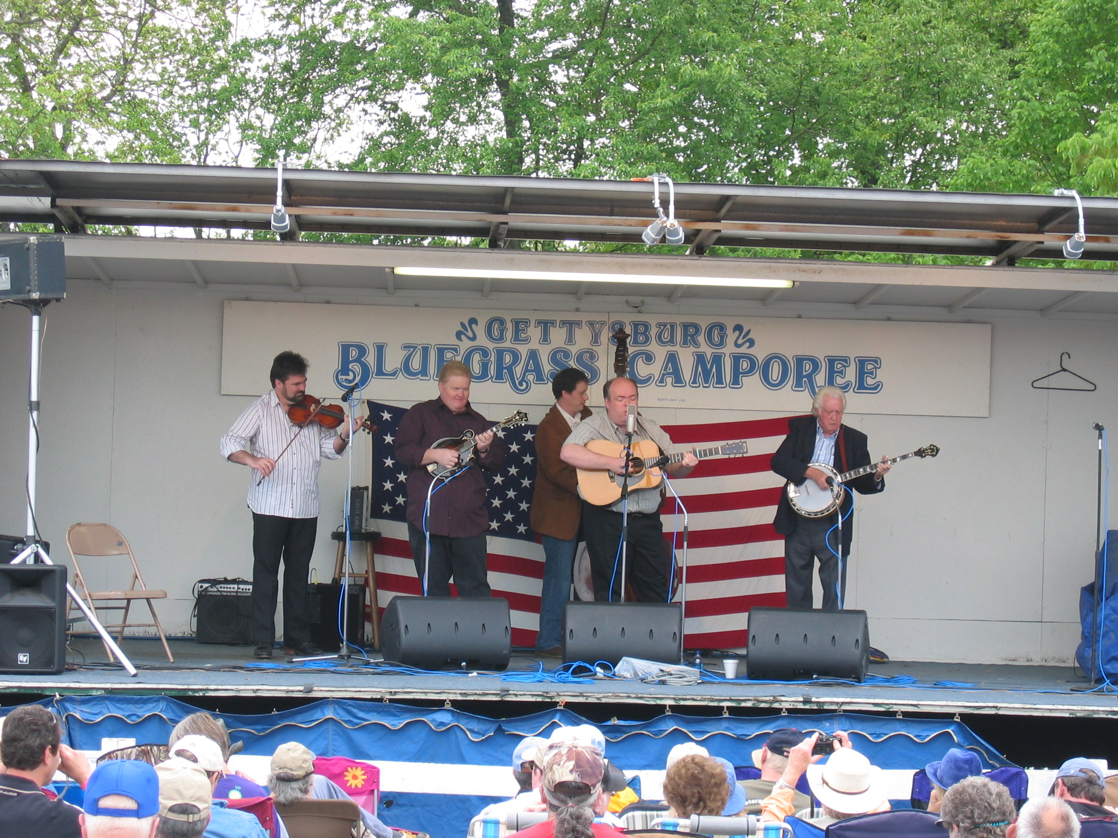 J D Crowe and the New South at the Gettysburg Bluegrass Festival, 2008