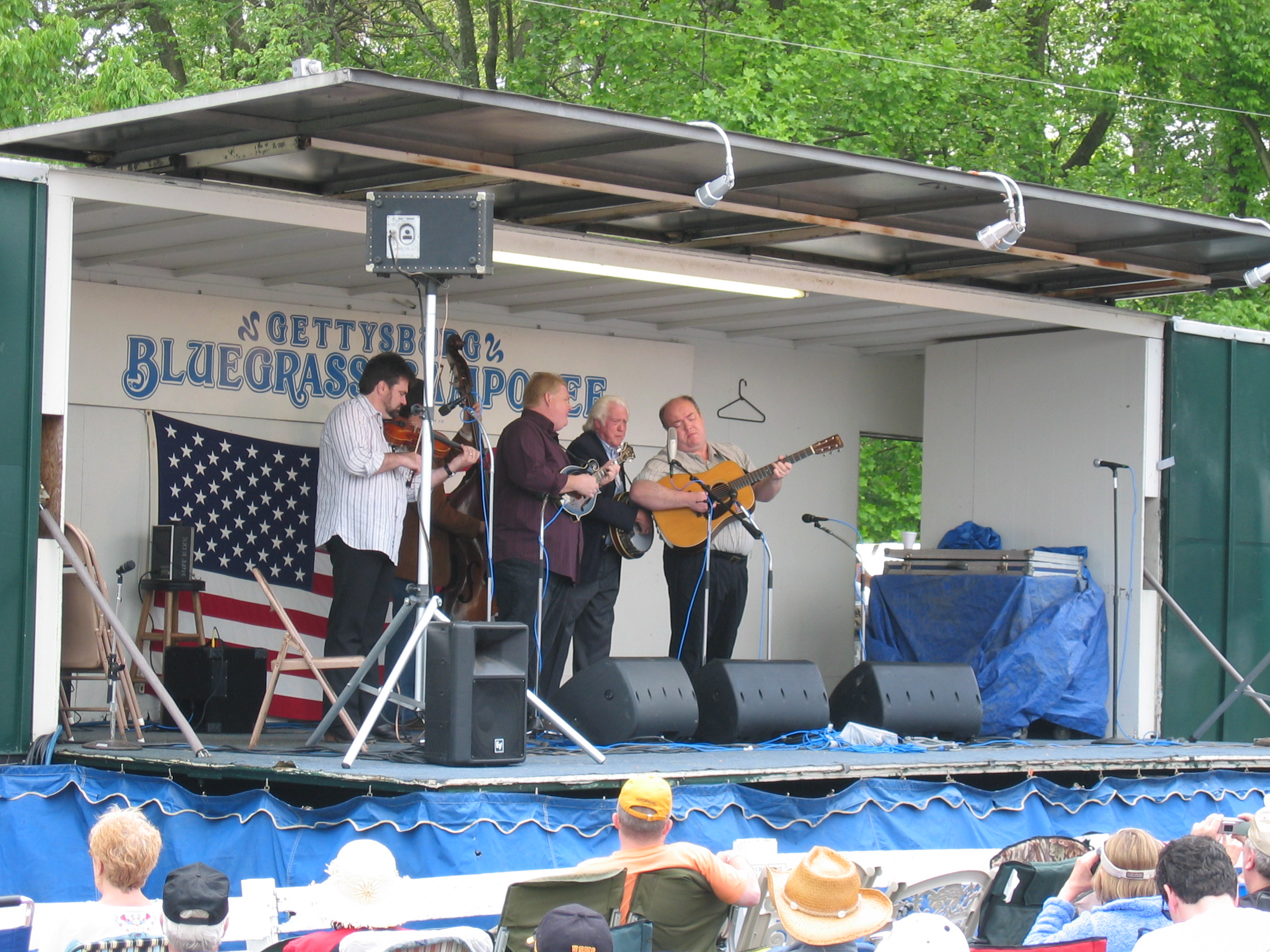 J D Crowe and the New South at the Gettysburg Bluegrass Festival, 2008