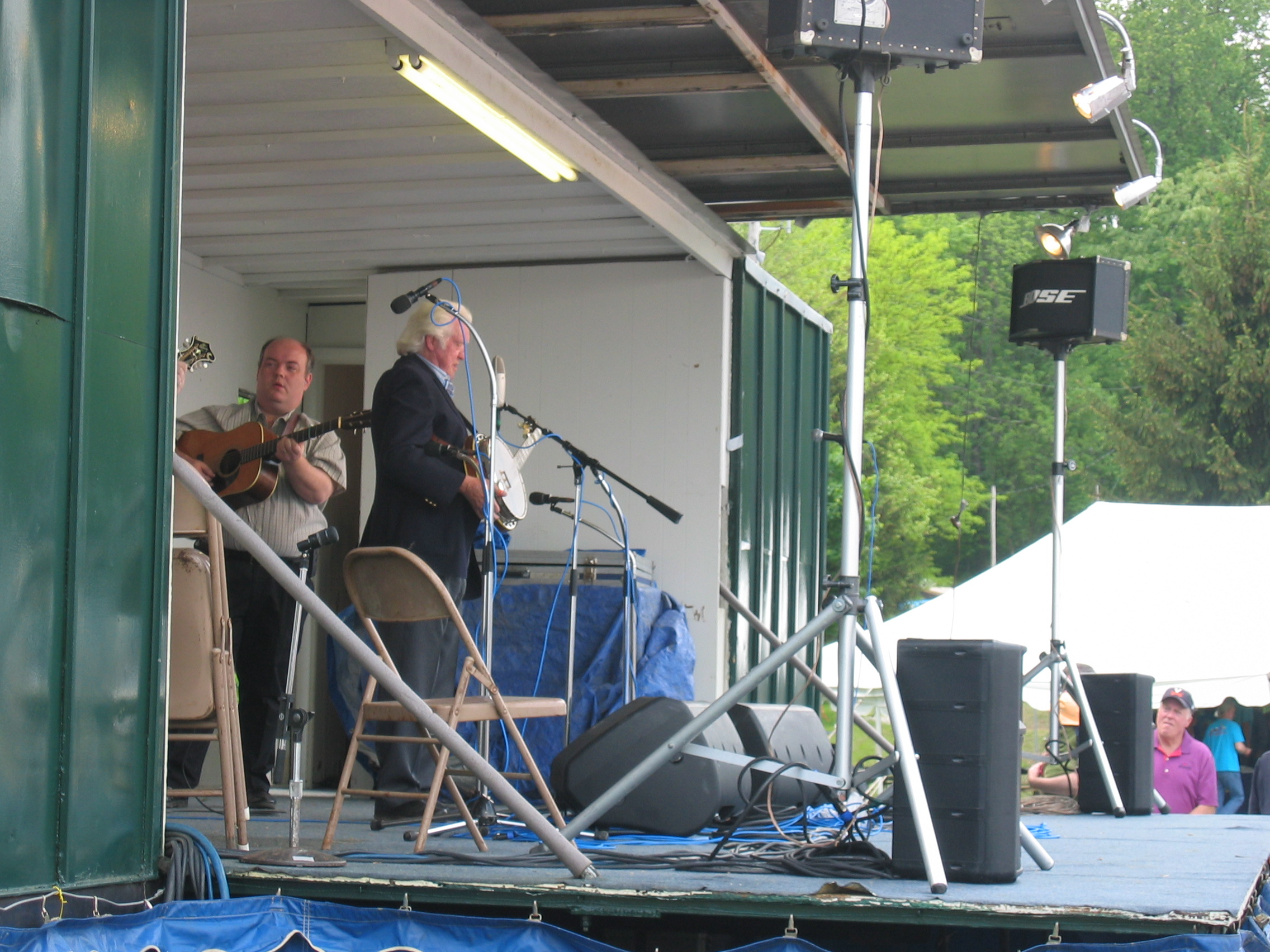 J D Crowe and the New South at the Gettysburg Bluegrass Festival, 2008