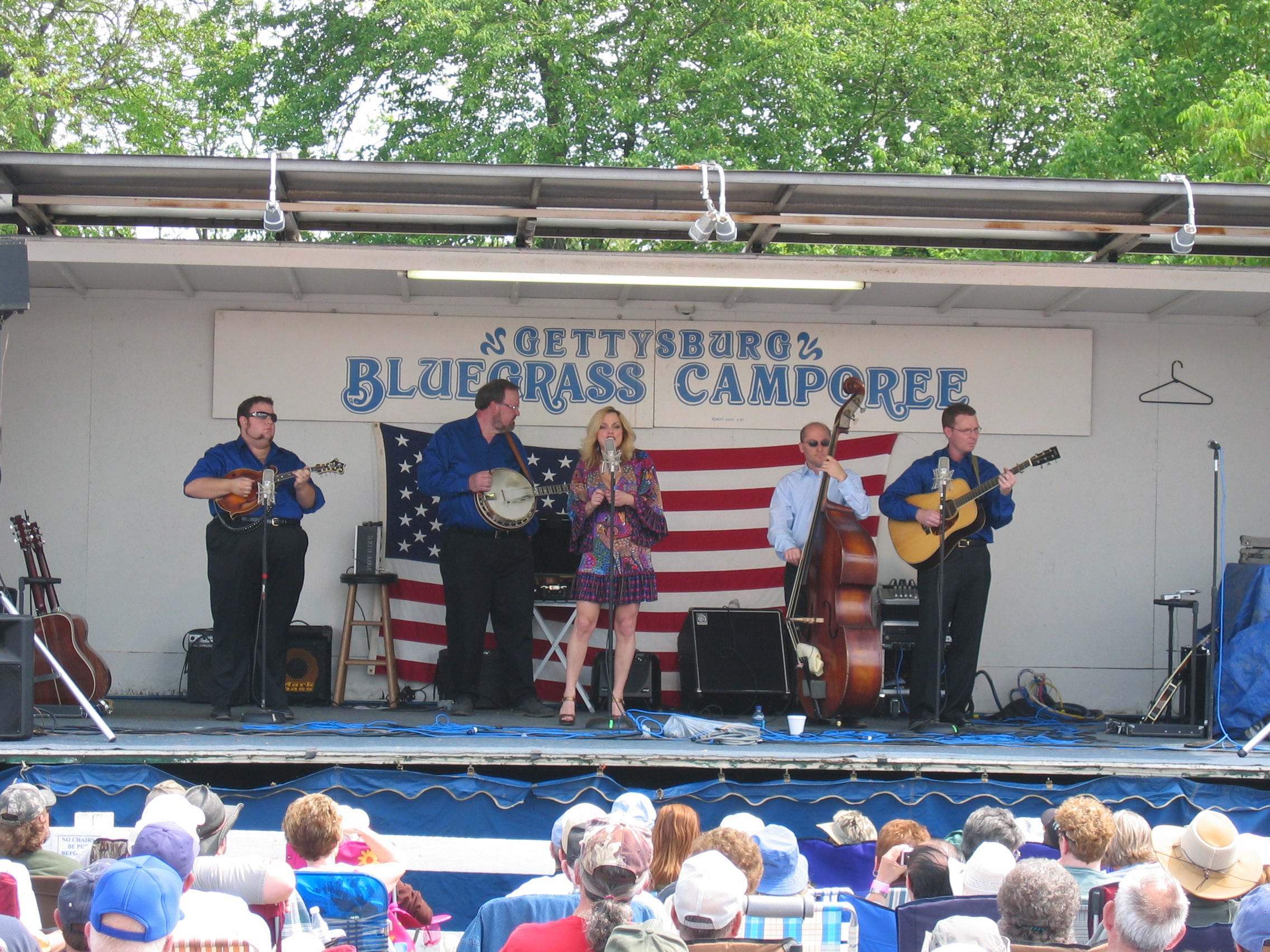 Rhonda Vincent & The Rage at the Gettysburg Bluegrass Festival, 2008