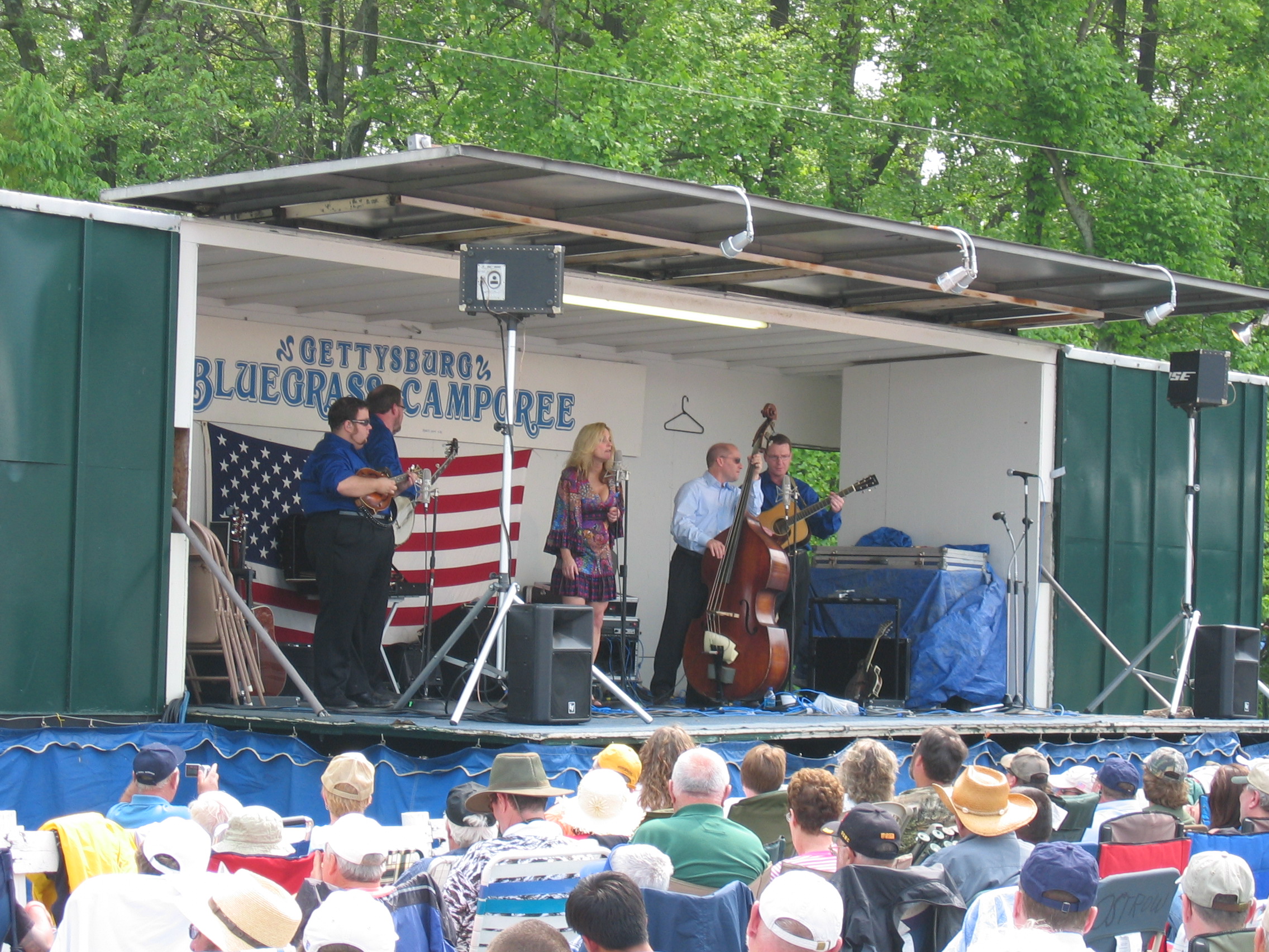 Rhonda Vincent & The Rage at the Gettysburg Bluegrass Festival, 2008