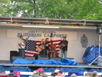 Donna Hughes at the Gettysburg Bluegrass Festival, 2008