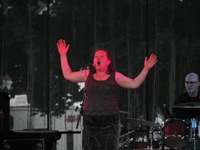 Michelle Willson & The 'Evil Gal' Festival Orchestra at the Honesdale Roots & Rhythm Music & Arts Festival, 2009