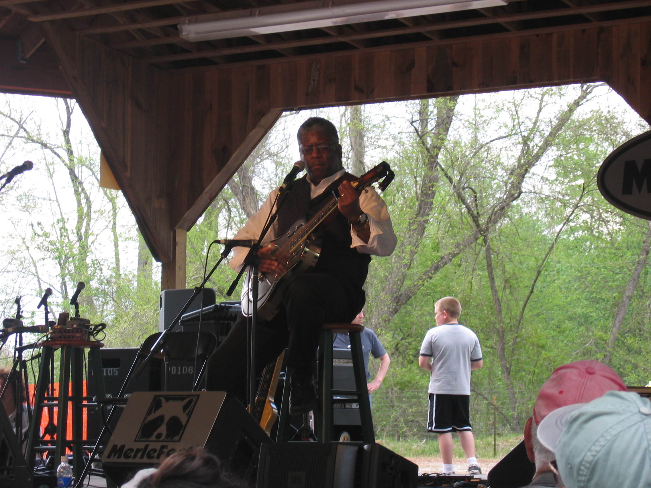 Reverend Robert Jones at MerleFest, 2007