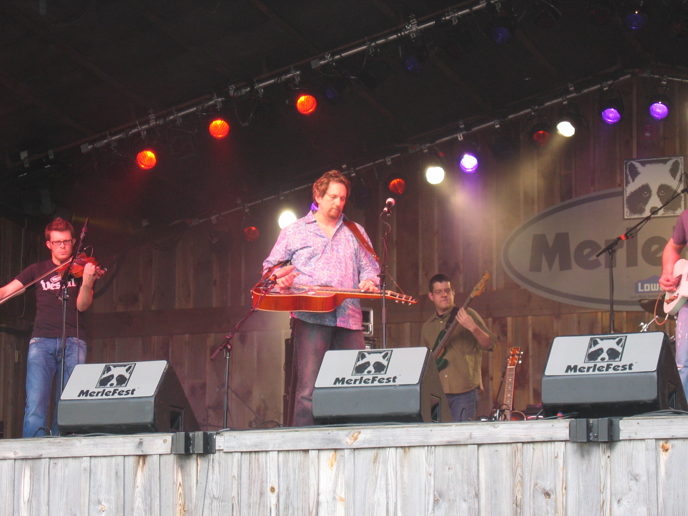 Friday evening at MerleFest, 2007