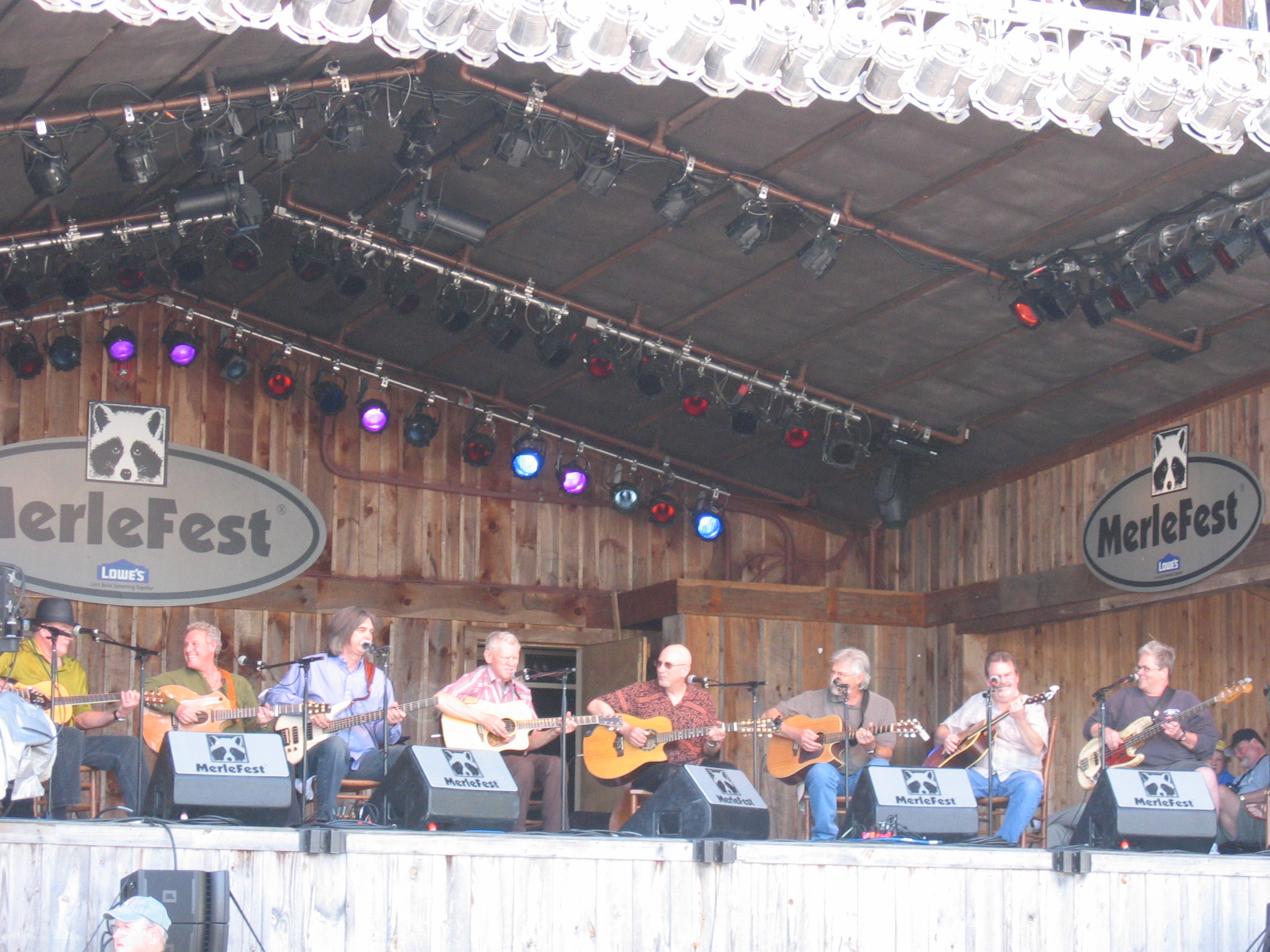 My Friend Merle at MerleFest, 2007